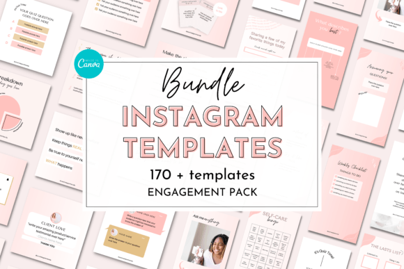 Download Instagram Engagement Bundle Templates - Bundle templates Collection