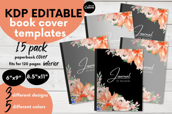 Download 15 Book Cover Bundle Templates/ Editable - Bundle templates Collection